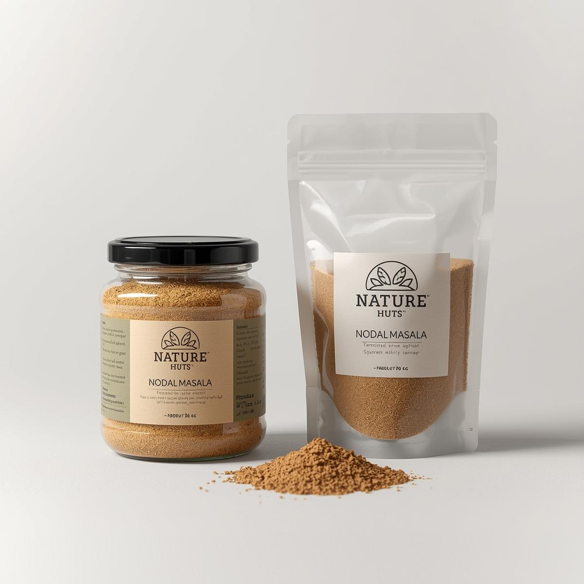 Noodle masala spice mix in vibrant packaging, perfect for instant noodles, Asian-inspired design with S.D. Food Products branding